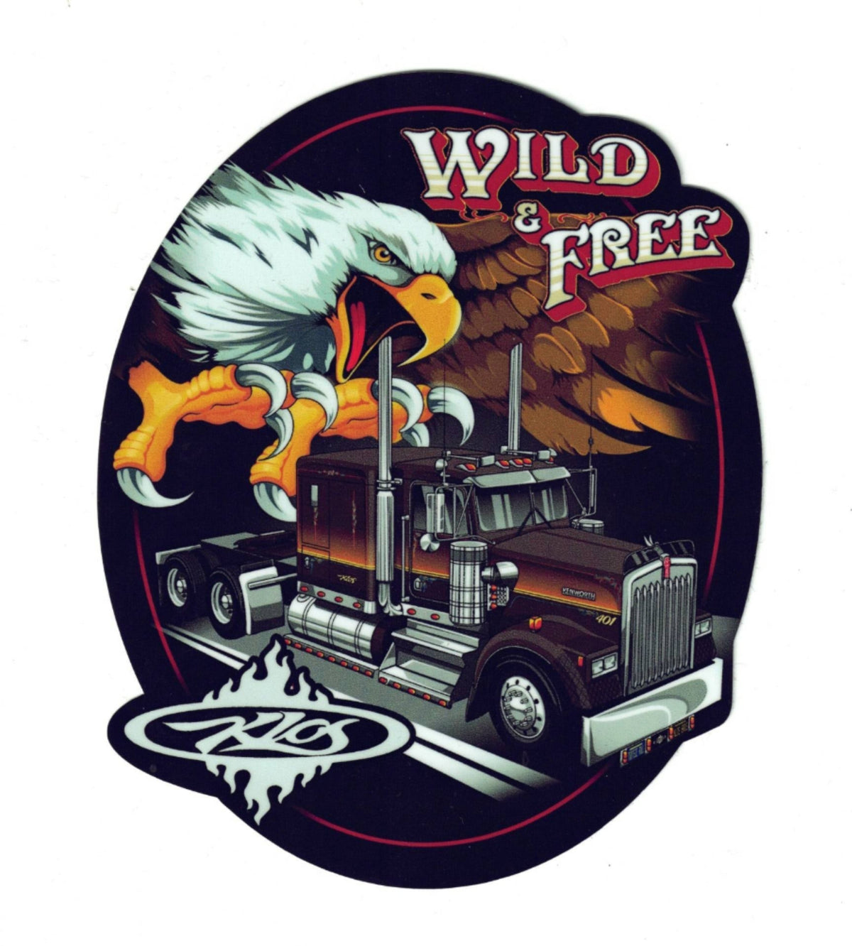 Large Sticker - Wild & Free