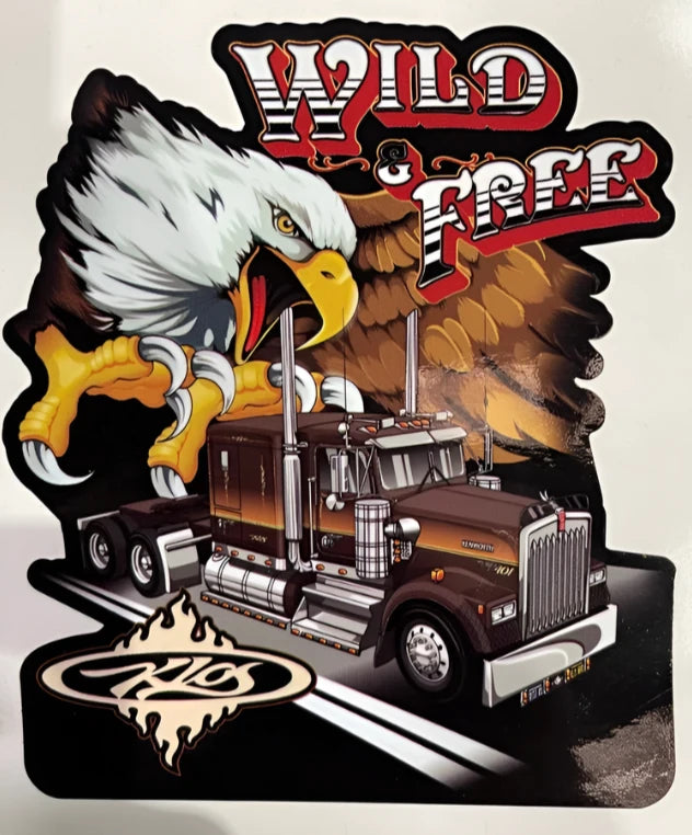 Large Sticker - Wild & Free