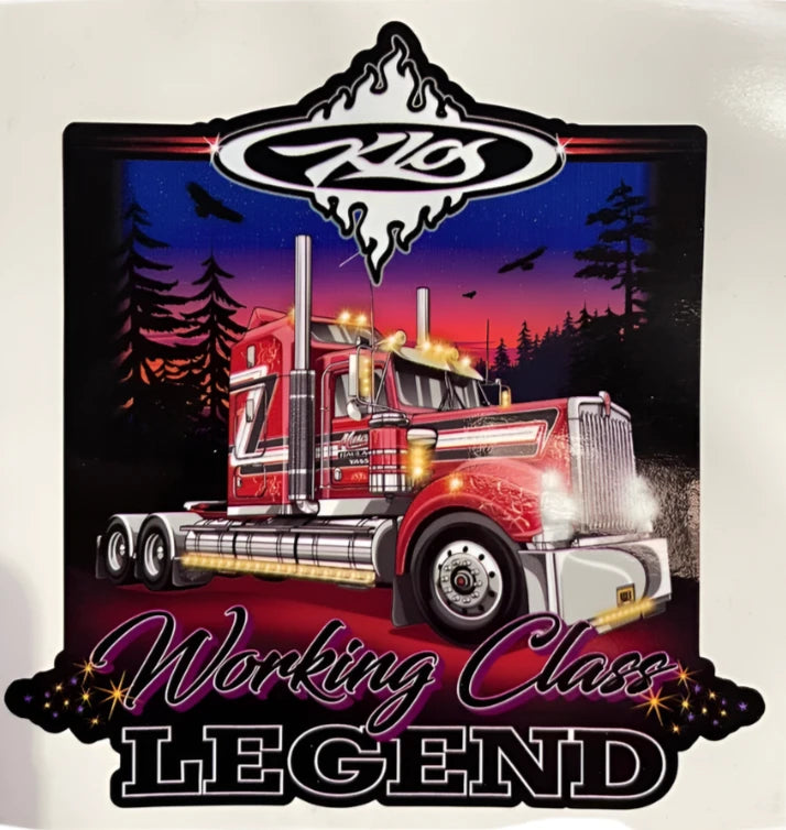 Large Sticker - Working Class Legend