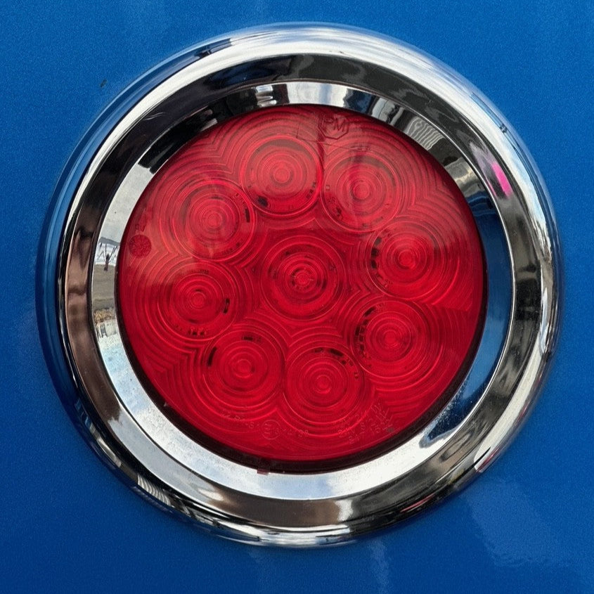 Bezel - 4" Chrome Twist-On