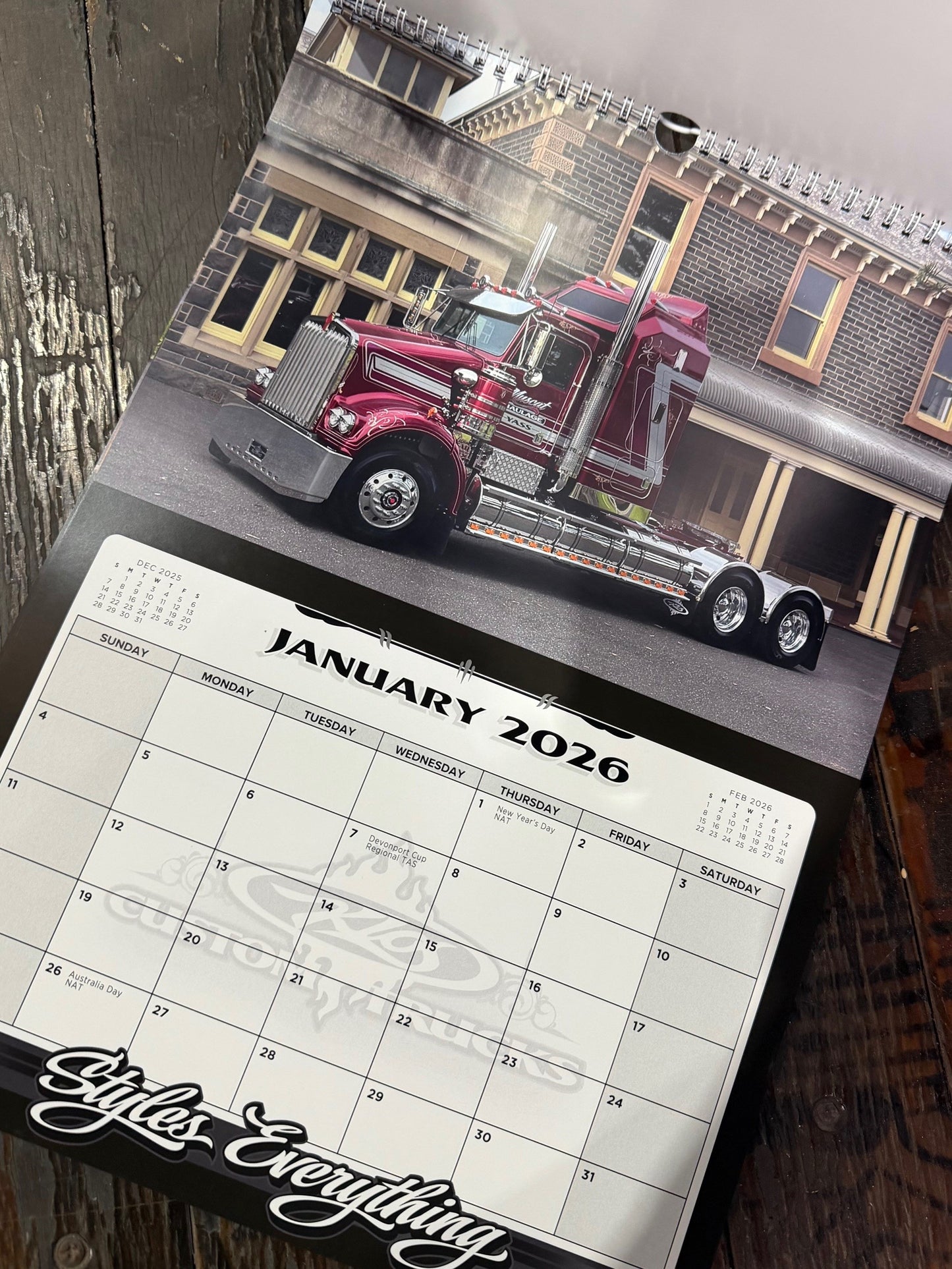 2026 Truck Calendar