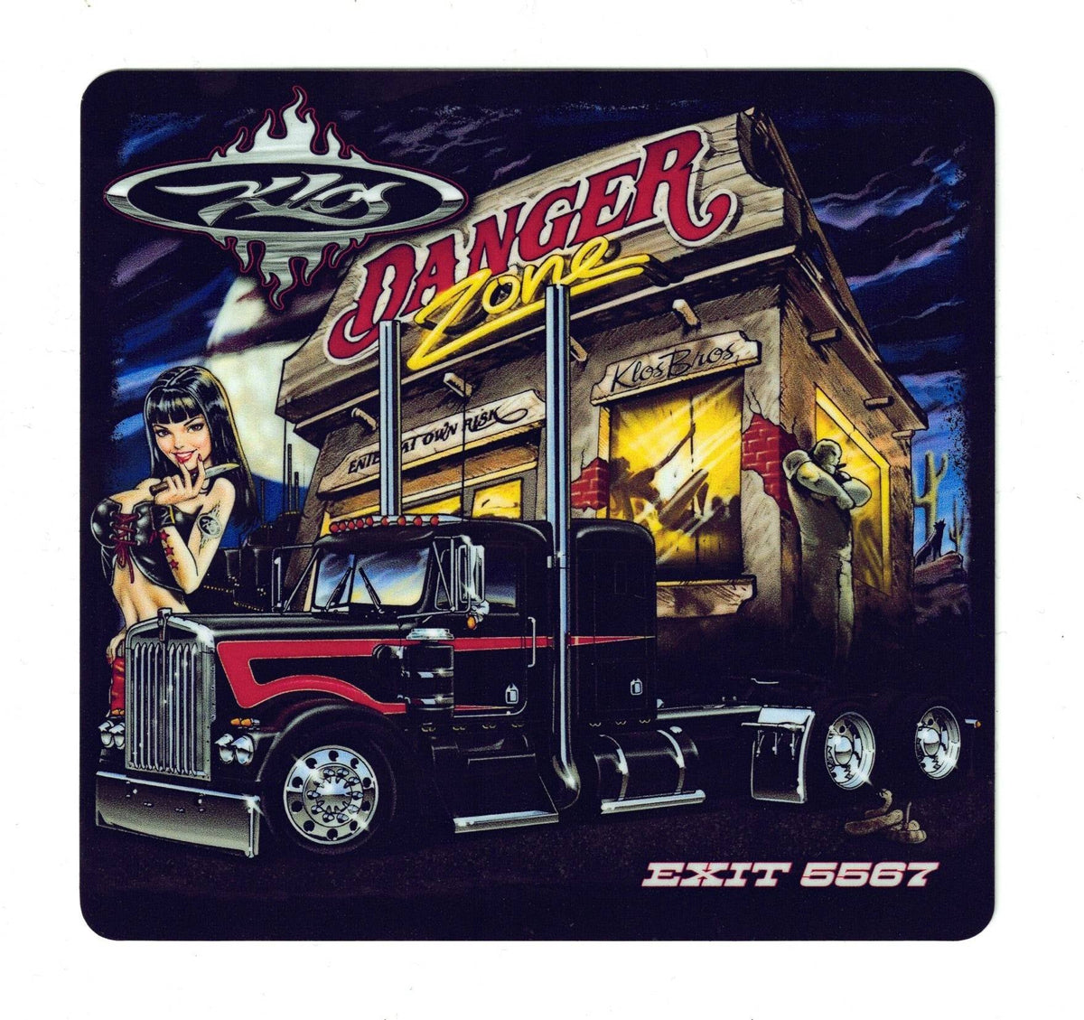 Large Sticker - Danger Zone